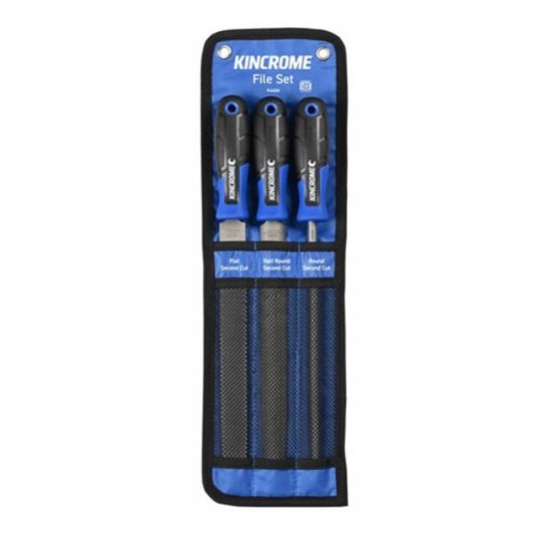 Kincrome K6406 - 3 Piece 250mm 10" File Set Files